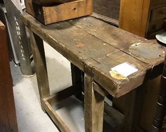 Rustic French work bench