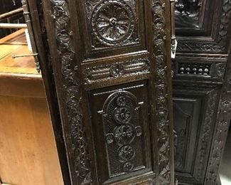 Pair of carved doors