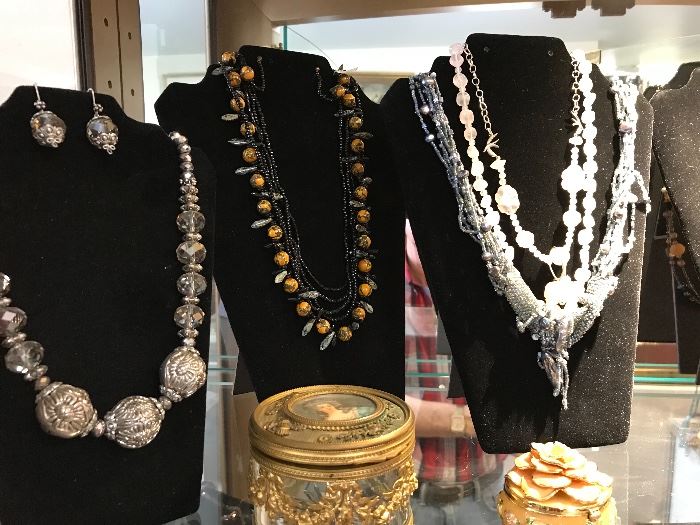 Custom designed gemstone & beaded jewelry