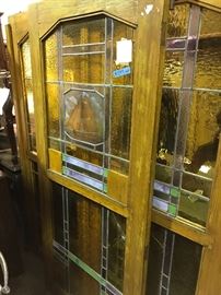 Stained glass doors