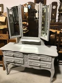 Painted country French Dressing table