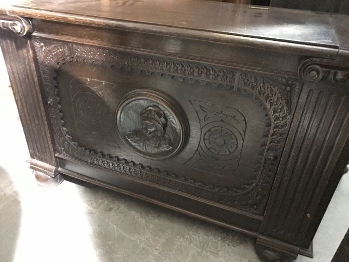 Breton blanket chest