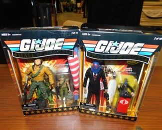 collection of custom GI Joe action figures 