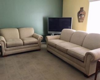 LaZBoy Sofa + Love Seat
