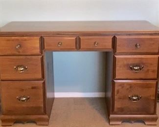 Small Medium Wood Desk