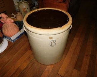 6 Gallon Stoneware Crock