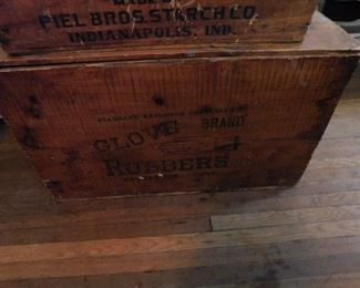Early Glove Brand Rubbers Shipping Crate