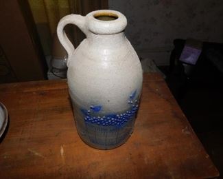 Cobalt Decorate Salmon Falls Stoneware Jug