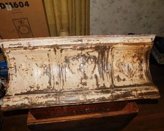 Tin and Wood Architectural Molding