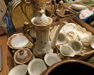 Vintage Japanese Porcelain Chocolate Set