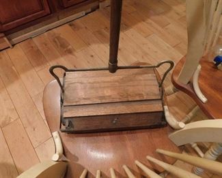 Early Wooden Floor Sweeper