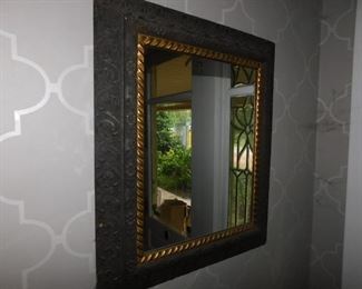 Gesso Framed Wall Mirror