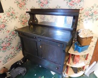 Antique Dresser and Mirror