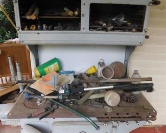 Antique Cast Iron/Enamel Cook Stove(Grey)