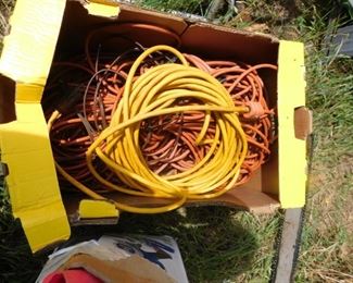 Several Extension Cords