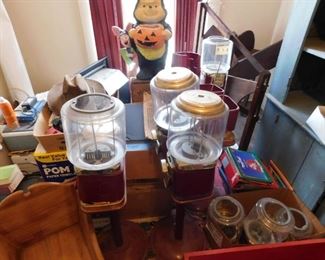 Assorted Gumball Machines