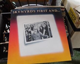 Box of Vintage Rock and Roll Albums