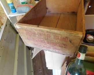 Old Wooden Prunes Box