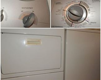 WHIRLPOOL WASHER & DRYER SET
