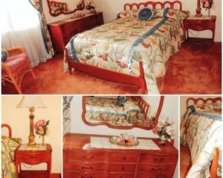 FULL SIZE FRENCH PROVISIONAL BEDROOM SET