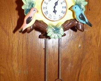 Vintage Cuckoo Clock Wall Pocket (Old Japan)