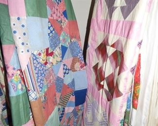 Quilt Tops Made from Vintage Fabrics