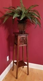 Mahogany Plant Stand