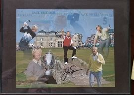 Jack Nicklaus Autographed Montage Photo