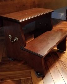Mahogany Bed Steps