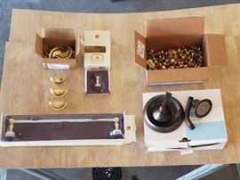 Collection of Brass Home Fixtures