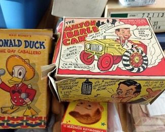 Many old toys . Some in Original box