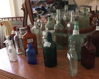 Antique and collectible bottles