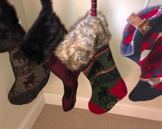 Indian design Christmas stockings...neat!