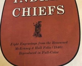 R A R E: Indian Chief Collection of 8 engravings
from Mckenney & Hall Folio (1840).