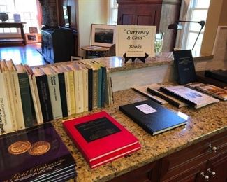 HUGE selection of EXTRAORDINARY Coin Collector Books - some sold...many left