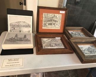 Ralph Mitchell sketches - only 3 pictures left! Book + 1 pictures SOLD