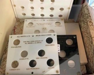 Selling entire box of coin collector holders