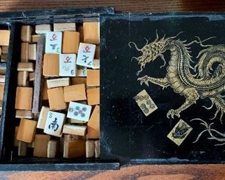 vintage Mahjong set