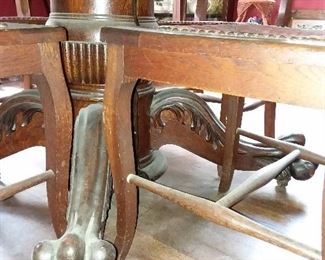 Dining Room Table W/ Detailed Carvings