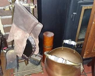 Fireplace Tools & Coal Scuttle
