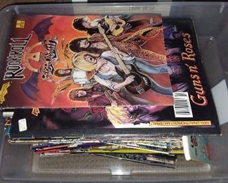 Comic Book Collection Featuring Aerosmith & Guns n' Roses