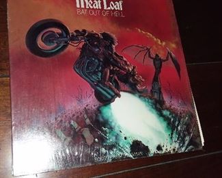 Meatloaf Bat Out Of Hell Album W/ Plastic