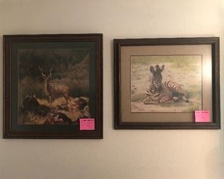 Charles Frace signed/numbered framed prints