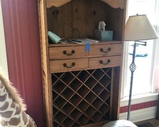 Custom Pine Wine Storage  $300