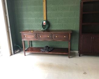 Three Drawer Console Table $275