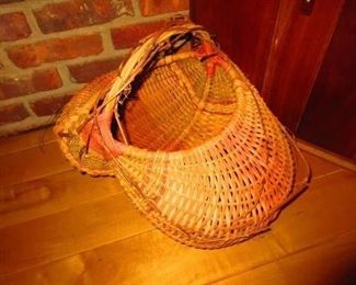 Hand woven basket