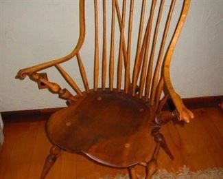 Hand constructed Windsor chair after the antique