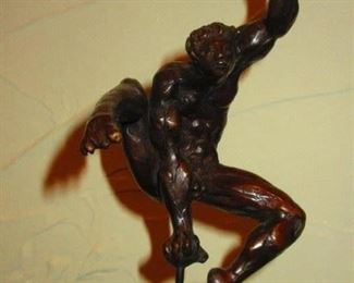 Campbell Paxton bronze sculpture " The Acrobat "