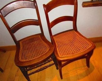 An example of many of the antique individual side chairs you will find