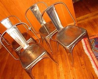 Group of industrial chairs